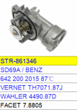 For Benz Thermostat and Thermostat Housing 6422002015 